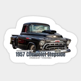 Customized 1957 Chevrolet Stepside Pickup Truck Sticker